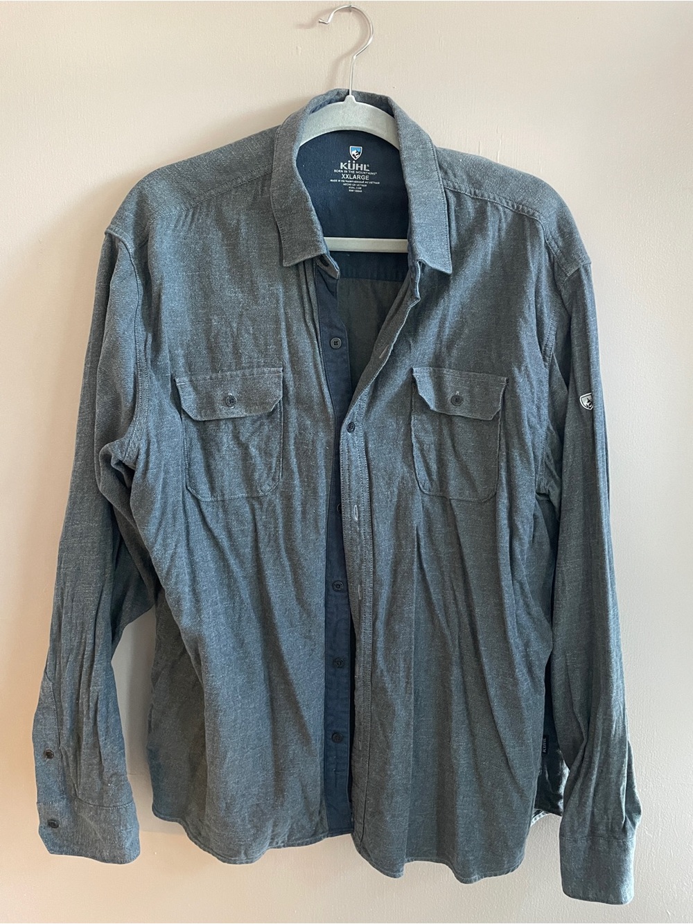 KÜHL Grey Button-Up Shirt